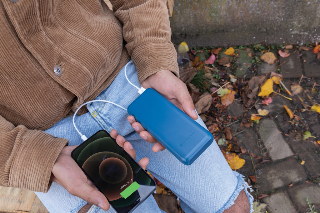 Urban Vitamin Pasadena 20.000 mAh Powerbank mit 18W USB-C PD, bedruckbar mit Logo