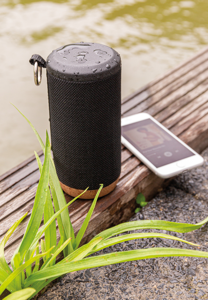 XD Xclusive Baia 10W Bluetooth-Lautsprecher mit Korkboden und IPX5-Schutz
