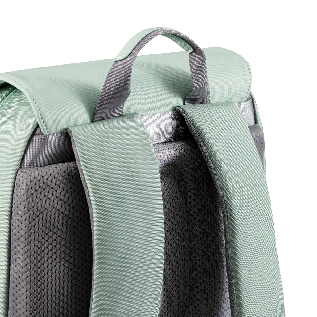 XD Design Soft Daypack — RPET-Rucksack mit RFID-Fach und 16-Zoll-Laptopfach, bedruckbar