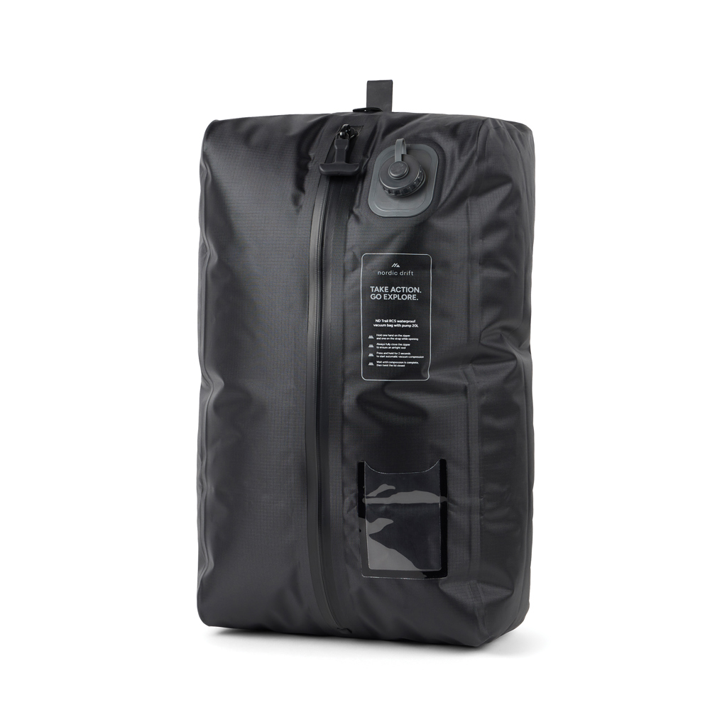 Nordic Drift Trail Vakuumbeutel mit Pumpe, 20 l, IPX8 - mit Logo bedruckbar