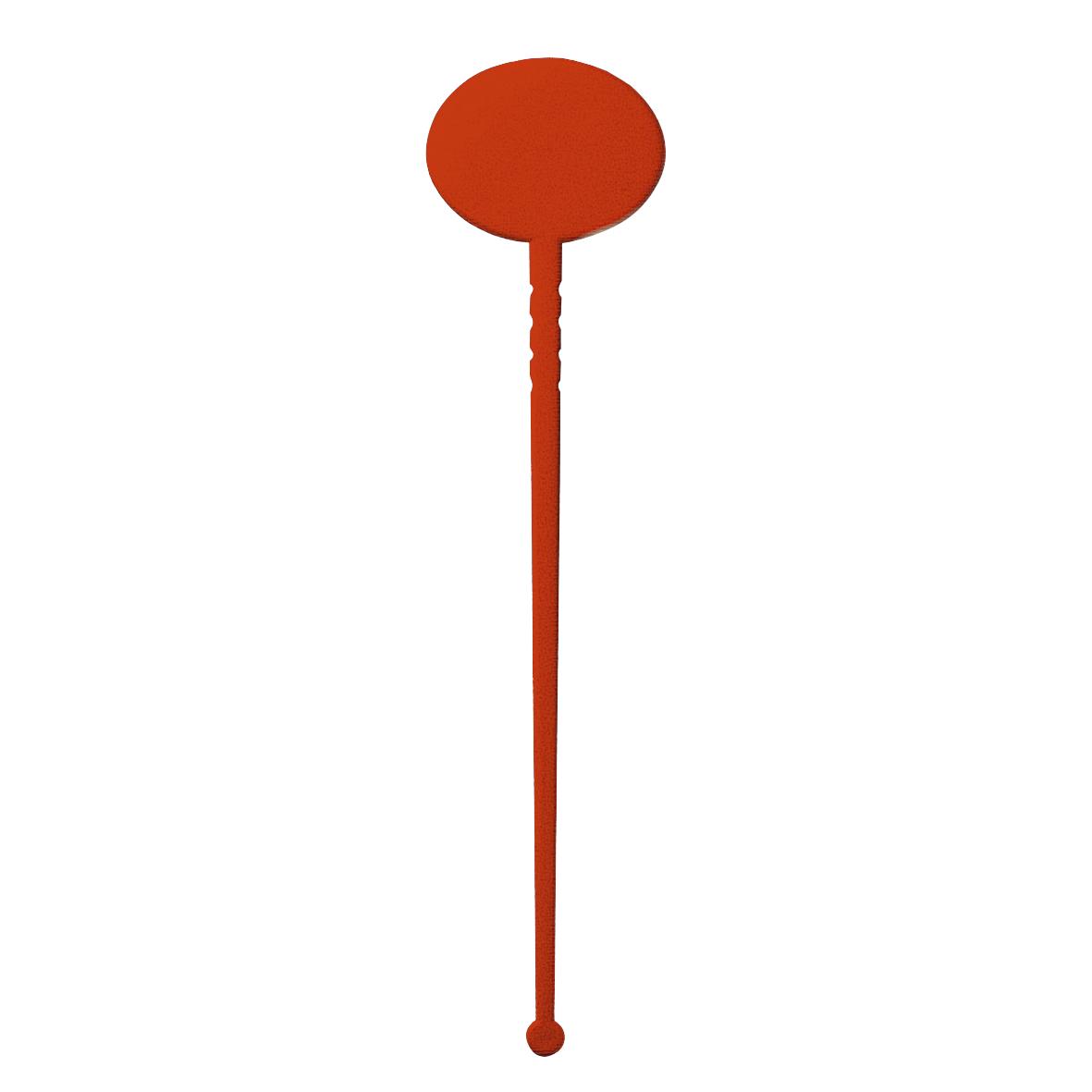 Cocktail-Rührstab "Oval" – standard-rot Cocktail-Rührstab "Oval" – standard-rot