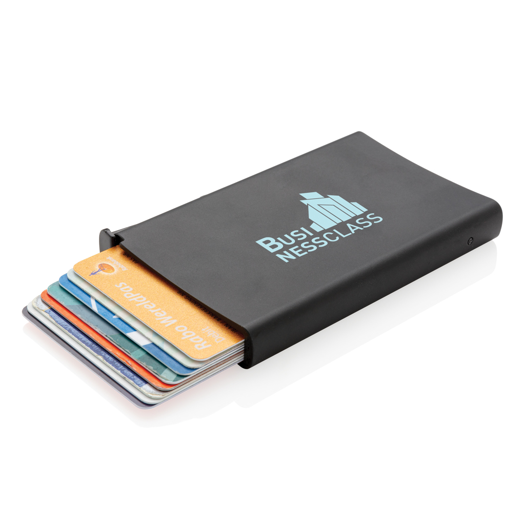 Aluminium RFID Kartenhalter mit Easy-Slider – XD Collection