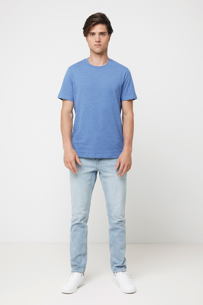IQONIQ Manuel Unisex-T-Shirt aus 50% recycelter Baumwolle, ungefärbt