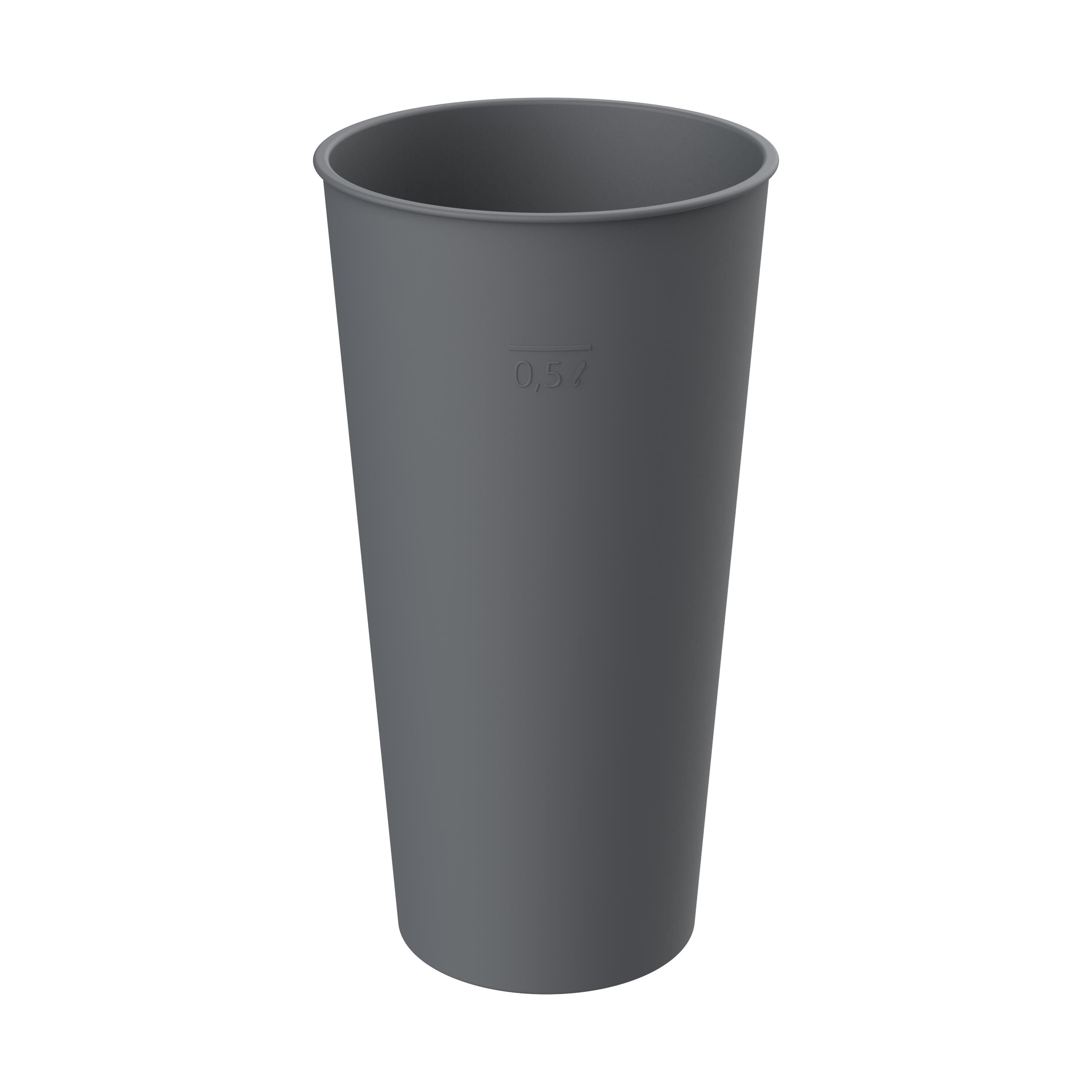 Bio-Trinkbecher "Colour" 0,5 l – schiefer Bio-Trinkbecher "Colour" 0,5 l – schiefer