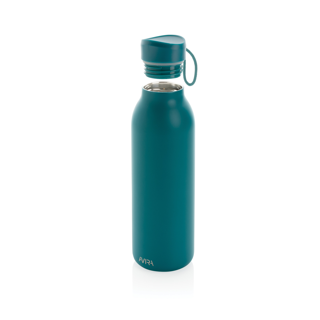 Avira Avior Vakuumflasche 500 ml aus recyceltem Edelstahl, bedruckbar mit Logo