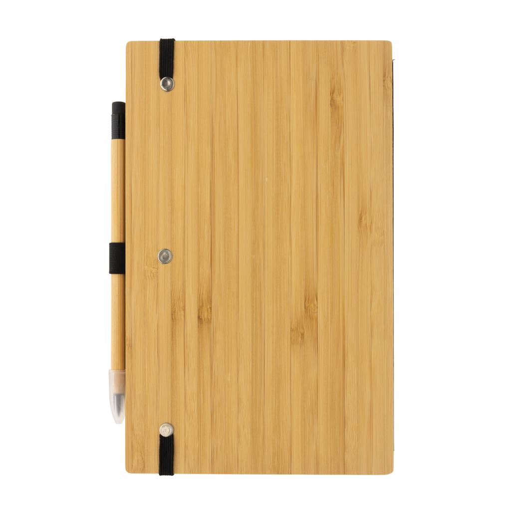 XD Collection FSC-Bambus-Notizbuch mit Infinity-Bleistift im Set — bedruckbar XD Collection FSC-Bambus-Notizbuch mit Infinity-Bleistift im Set — bedruckbar