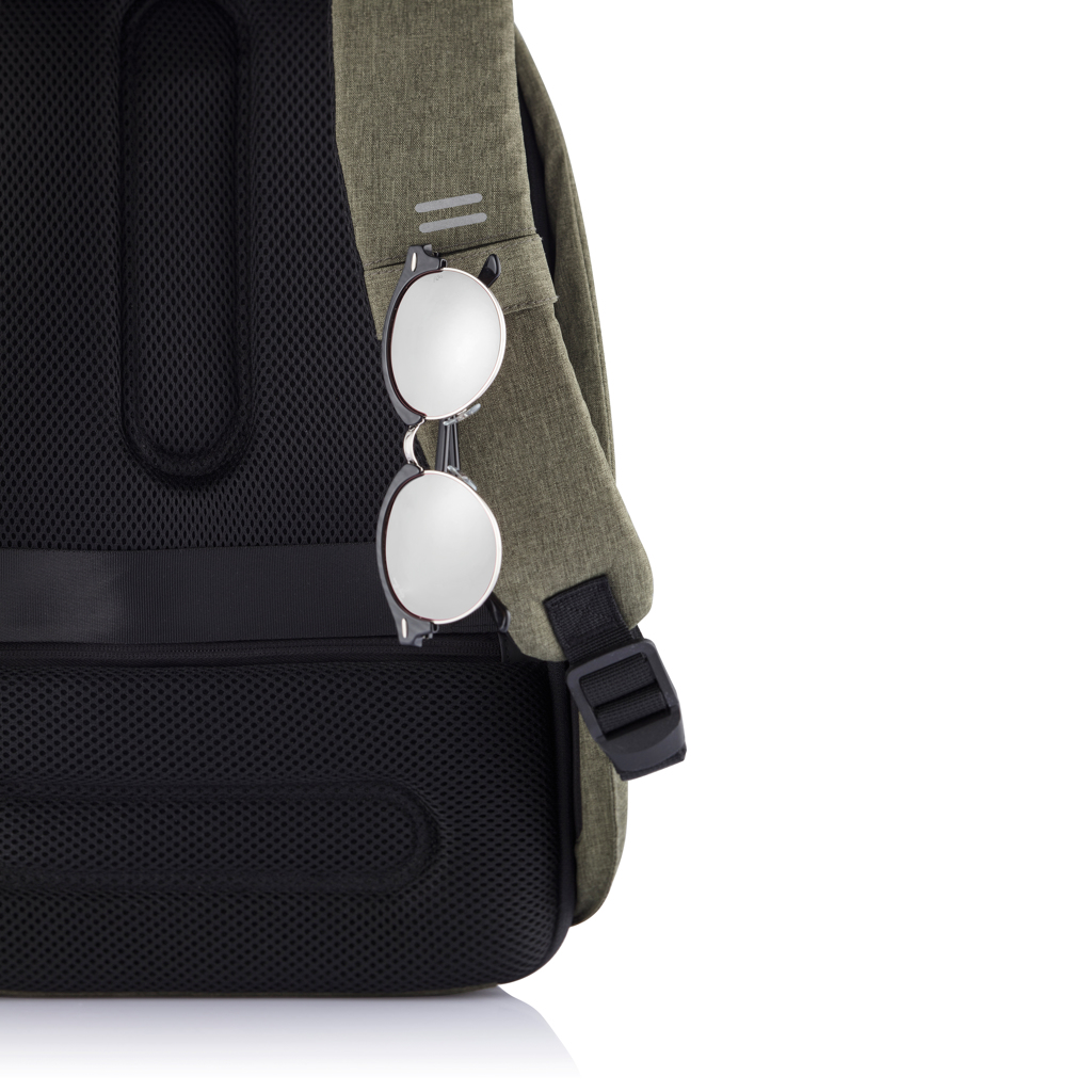 XD Design Bobby Hero Regular Anti-Diebstahl-Rucksack aus rPET mit Logodruck