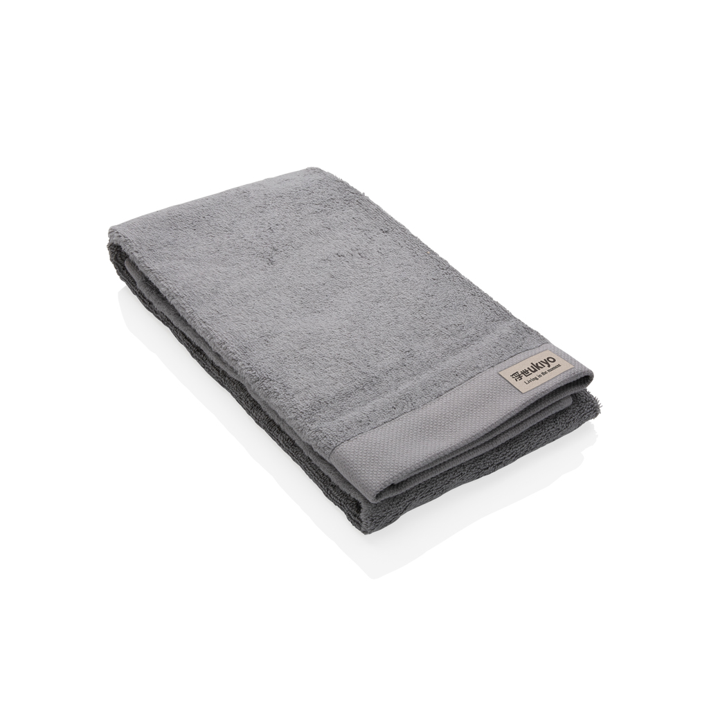 Ukiyo Sakura AWARE™ Badetuch 50 × 100 cm, recycelte Baumwolle, bestickbar