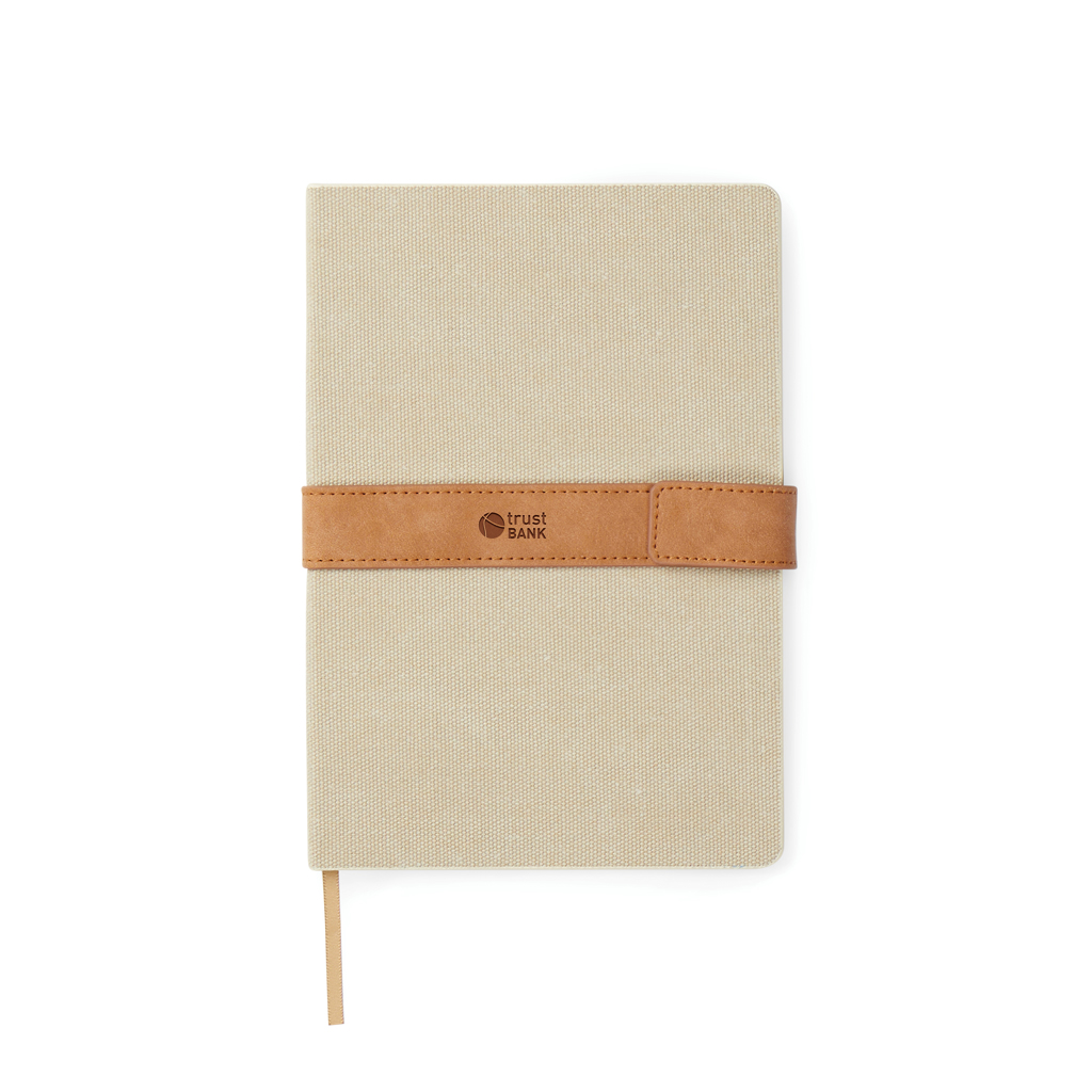 VINGA Bosler A5-Notizbuch aus RCS-recyceltem Papier, mit Logo veredelbar VINGA Bosler A5-Notizbuch aus RCS-recyceltem Papier, mit Logo veredelbar