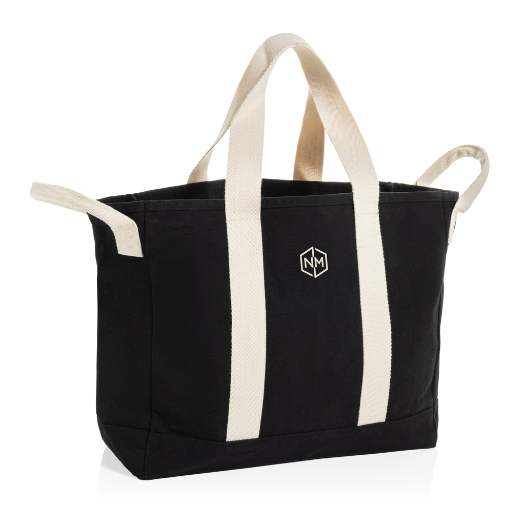 XD Xclusive BEAU AWARE™ Strandtasche aus 400 g/m² recyceltem Canvas, mit Logo bestickbar und bedruckbar