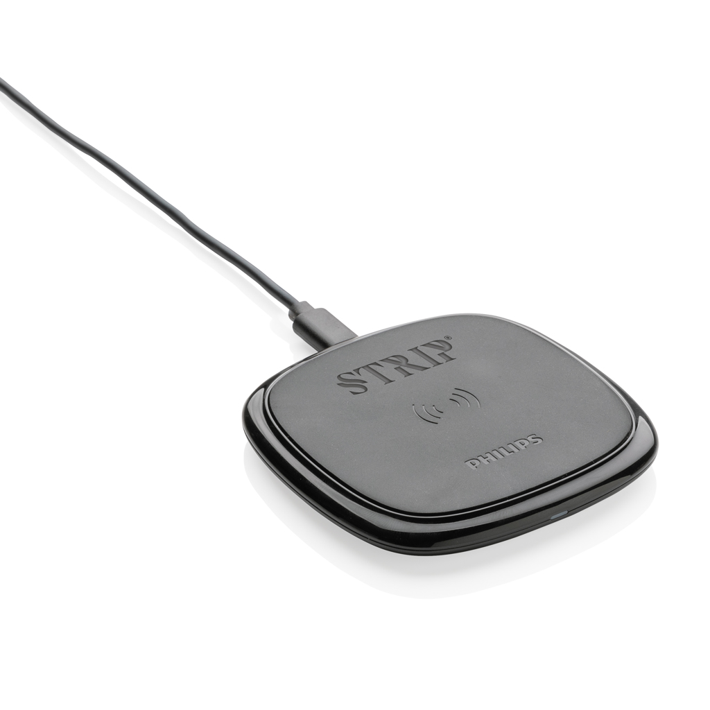 Philips 10W Qi Wireless-Charger mit Logo-Gravur Philips 10W Qi Wireless-Charger mit Logo-Gravur