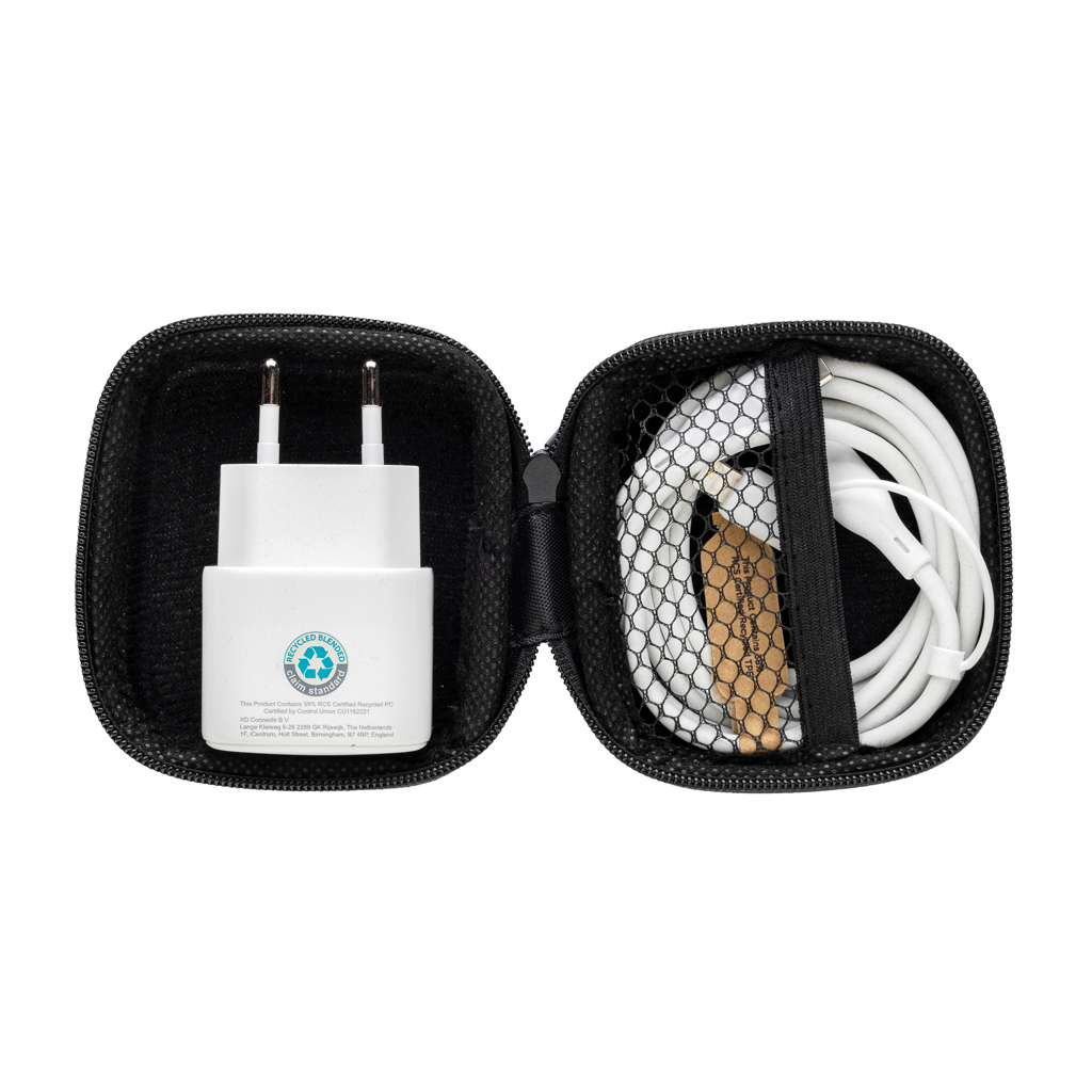 Boost Power Duo 20W RCS-Ladeset - Ideales Werbegeschenk mit Logo Boost Power Duo 20W RCS-Ladeset - Ideales Werbegeschenk mit Logo