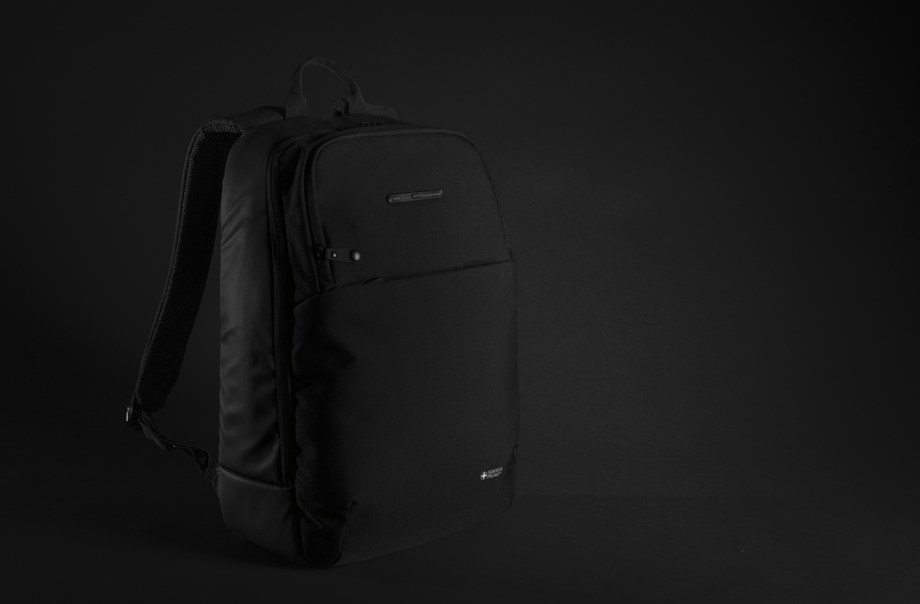 Swiss Peak Laptop-Rucksack mit UV-C-Sterilisationstasche, 15,6 Zoll, bedruckbar Swiss Peak Laptop-Rucksack mit UV-C-Sterilisationstasche, 15,6 Zoll, bedruckbar