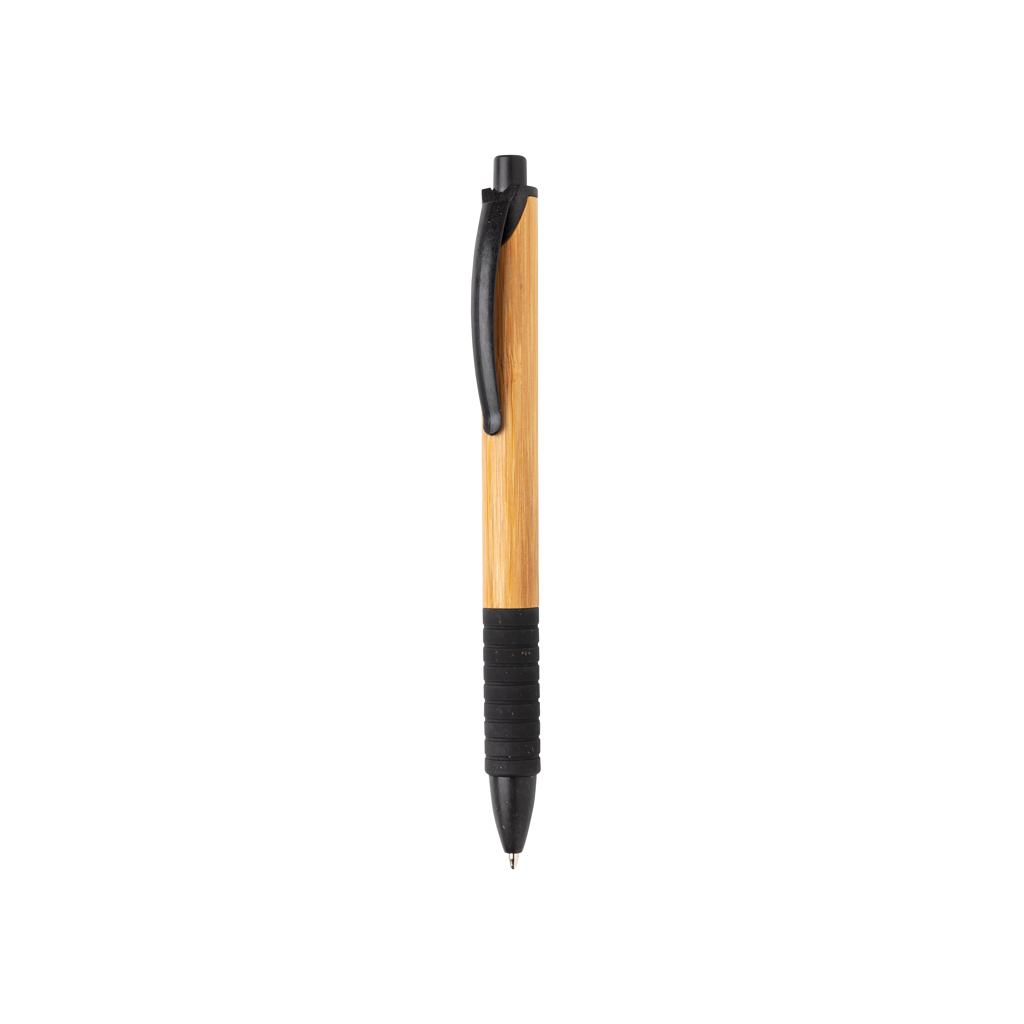 Bambus & Weizenstroh Stift mit Gravur oder Tampondruck