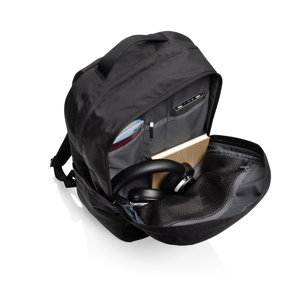 Swiss Peak Aware Edin Laptop-Rucksack 15,6 Zoll aus 100 % rPET (P763.48) Swiss Peak Aware Edin Laptop-Rucksack 15,6 Zoll aus 100 % rPET (P763.48)