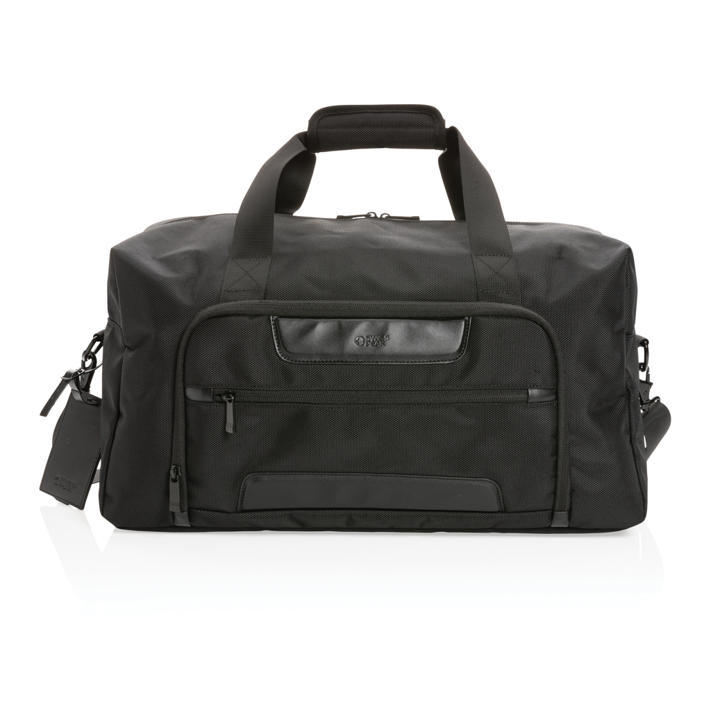 Swiss Peak Voyager Weekend Bag, grau – Stilvolles Werbegeschenk für Events Swiss Peak Voyager Weekend Bag, grau – Stilvolles Werbegeschenk für Events