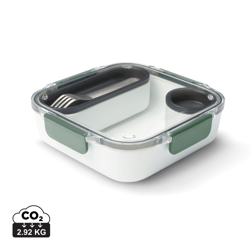 Black + Blum Lunch Box Original – Bento-Lunchbox mit Soßentopf, bedruckbar