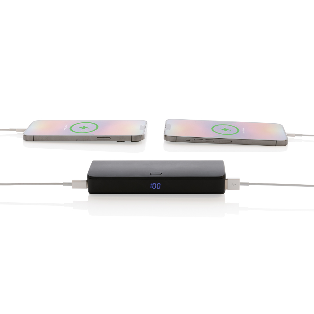 FlashCharge Powerbank 20000mAh RCS rPlastik – Kompaktes Werbegeschenk mit Logo