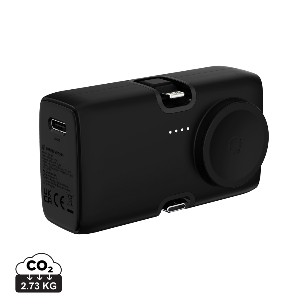 Urban Vitamin San Diego 20W PD Powerbank mit Apple Watch Ladegerät — bedruckbar