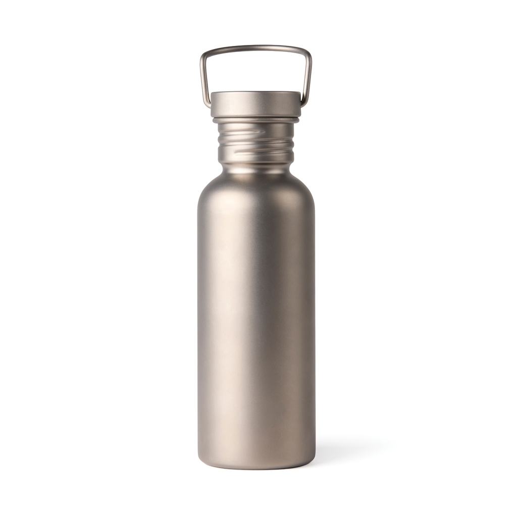 Nordic Drift Trail Titan-Wasserflasche 600 ml, ultraleicht, mit Lasergravur oder Tampondruck Nordic Drift Trail Titan-Wasserflasche 600 ml, ultraleicht, mit Lasergravur oder Tampondruck