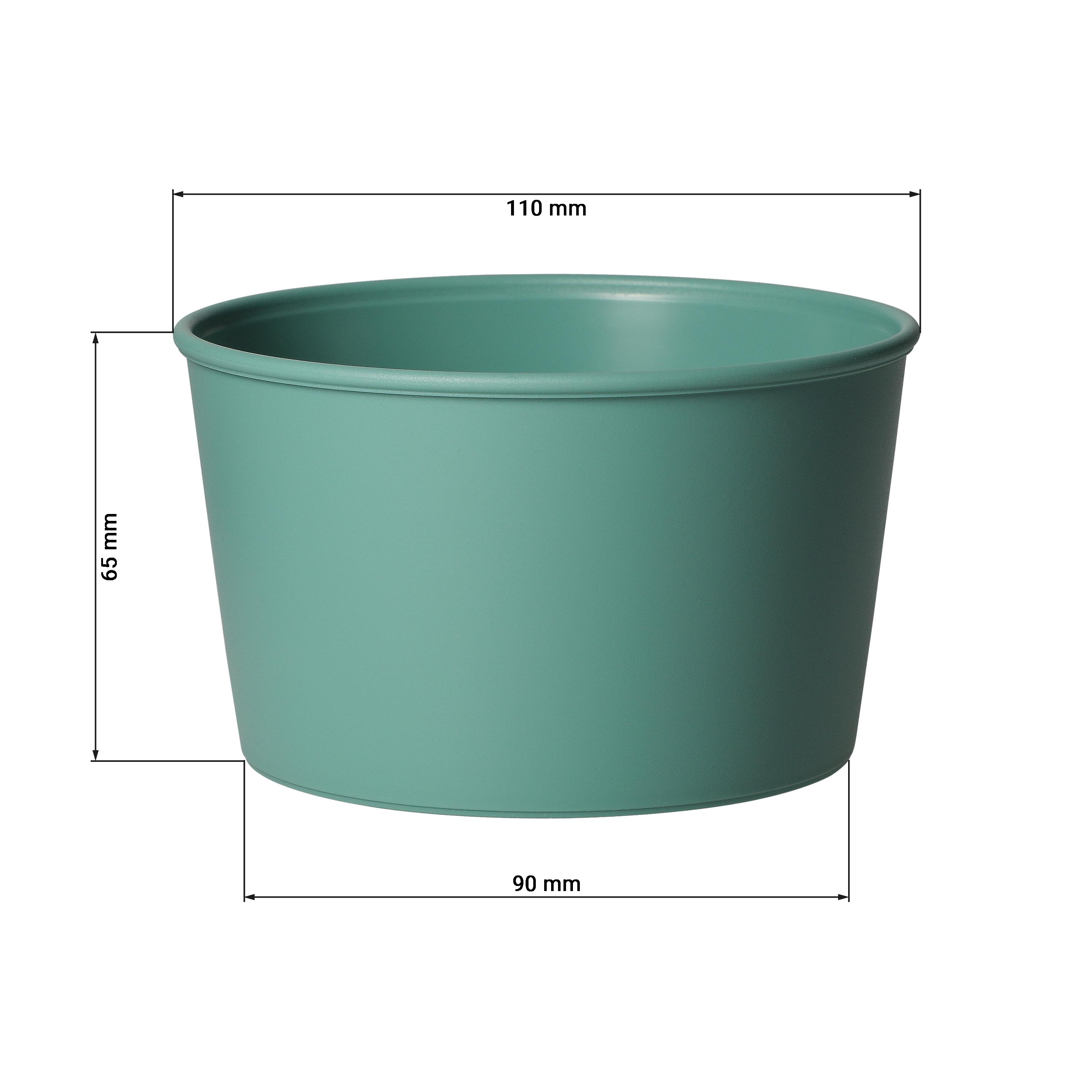 Mehrwegbecher "ToGo", 460 ml, elastoNature – DET1_Minze Mehrwegbecher "ToGo", 460 ml, elastoNature