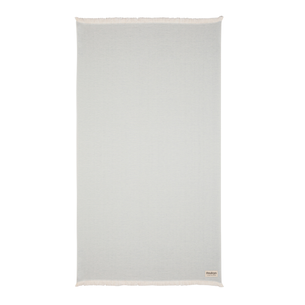 Ukiyo Hisako AWARE Vierjahreszeiten-Handtuch 100 × 180 cm, recycelte Baumwolle, mit Logo