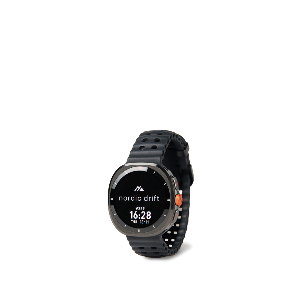 Nordic Drift Titan High Performance Smartwatch mit AMOLED-Display und Lasergravur