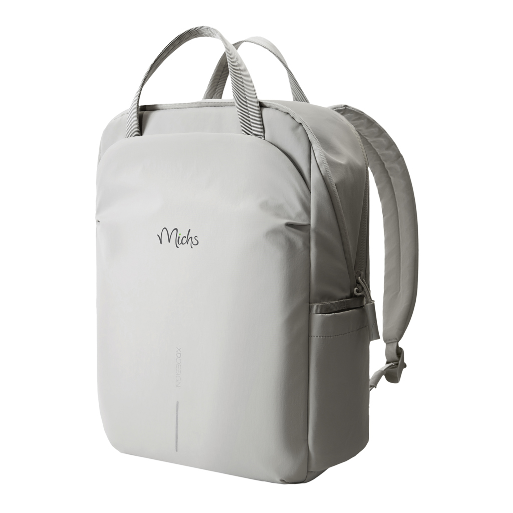 XD Design Soft Tote Rucksack mit Anti-Diebstahl-Duo-Zipper aus recyceltem Nylon XD Design Soft Tote Rucksack mit Anti-Diebstahl-Duo-Zipper aus recyceltem Nylon