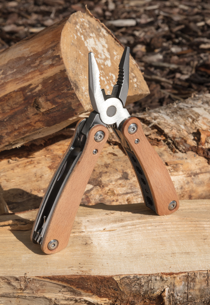 XD Collection Holz Multitool mit 13 Funktionen — bedruckbar XD Collection Holz Multitool mit 13 Funktionen — bedruckbar