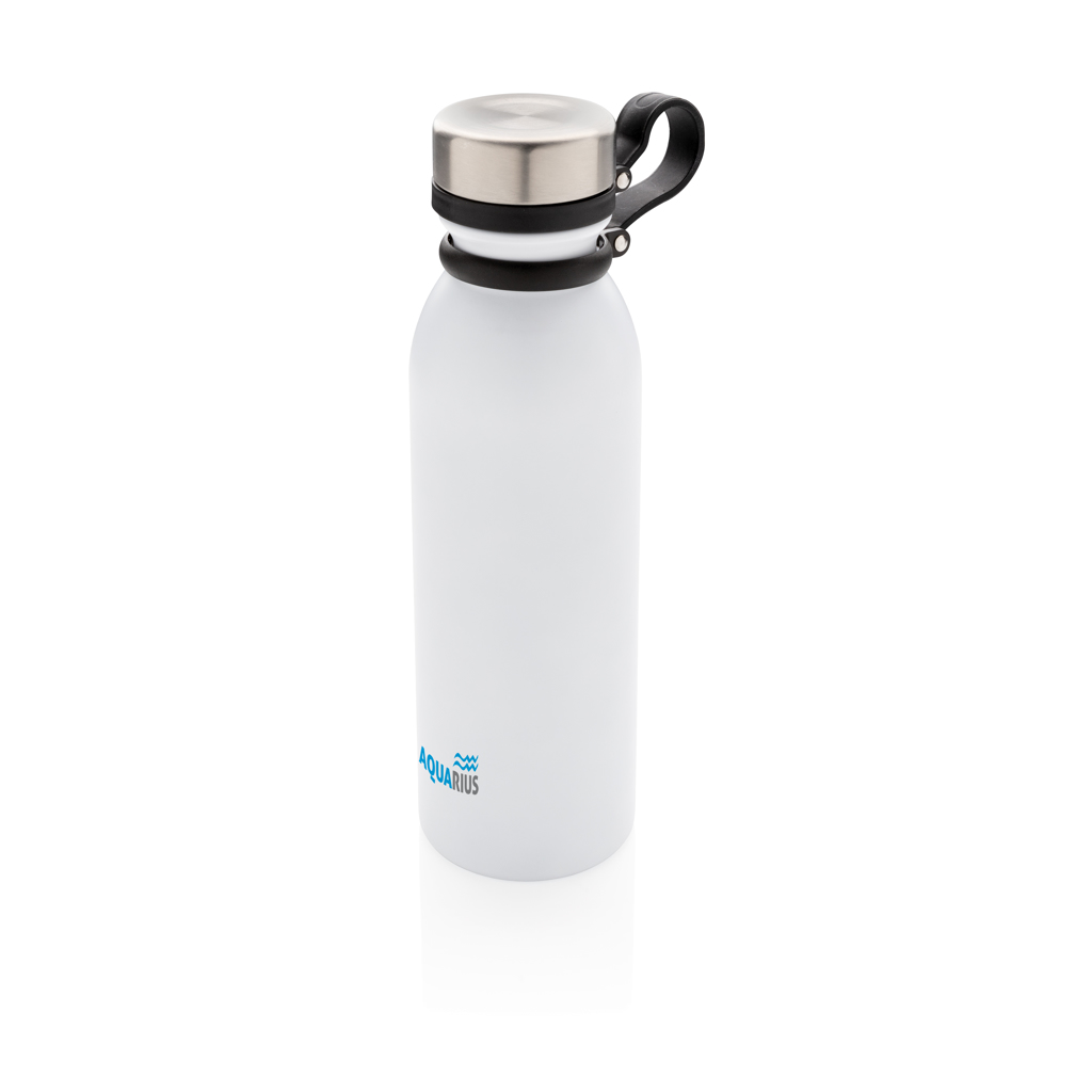 XD Collection Vakuum-Trinkflasche 600 ml mit Silikon-Trageriemen XD Collection Vakuum-Trinkflasche 600 ml mit Silikon-Trageriemen