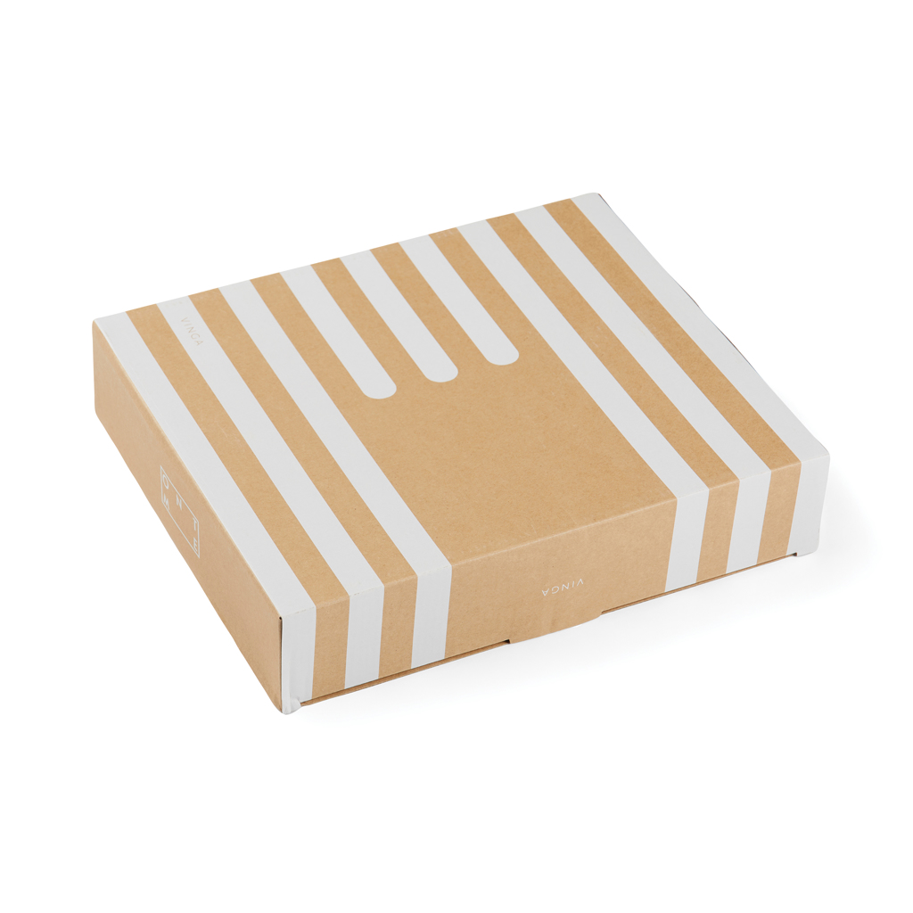VINGA Monte Auflaufform Steingut rechteckig 33×26 cm, bedruckbar