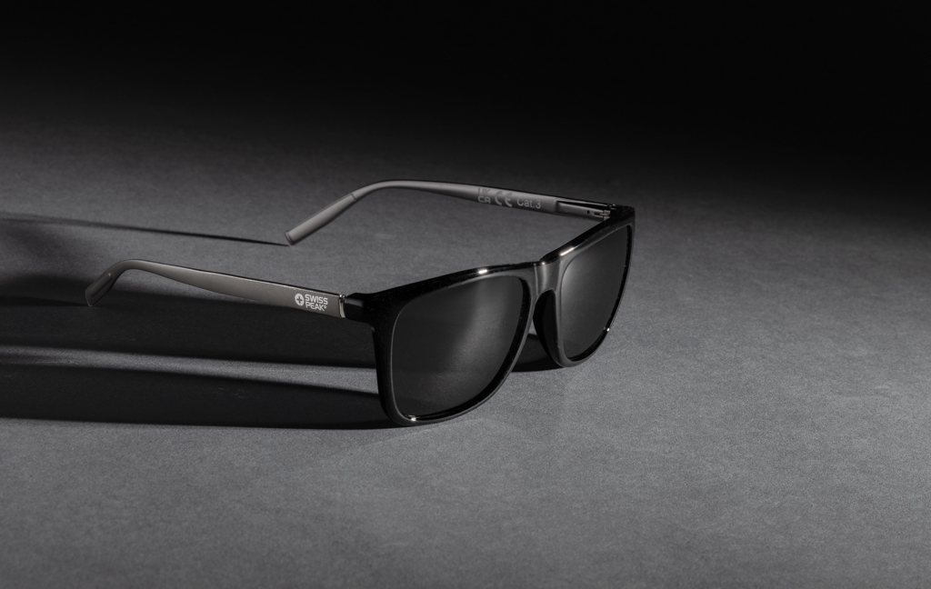 Swiss Peak polarisierte Sonnenbrille aus recyceltem PC (RCS)
