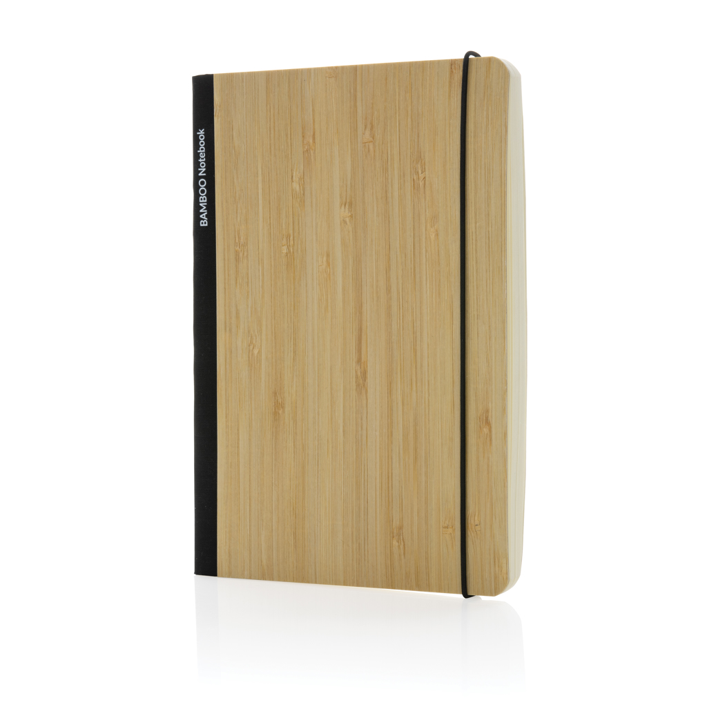 Scribe A5 Notizbuch aus Bambus FSC mit Logo-Gravur