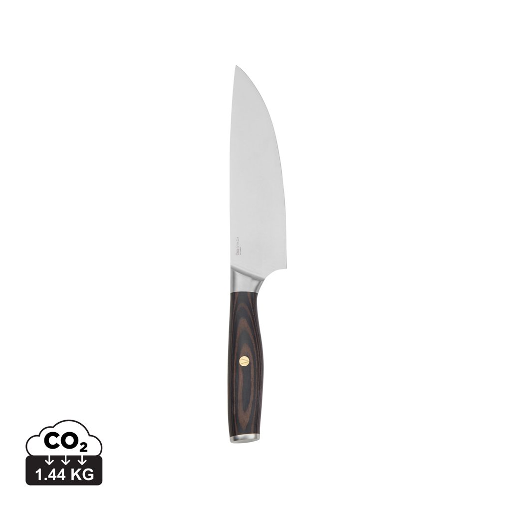VINGA Tara Chefmesser aus 5Cr15Mov-Edelstahl mit Pakkaholz-Griff, mit Lasergravur veredelbar