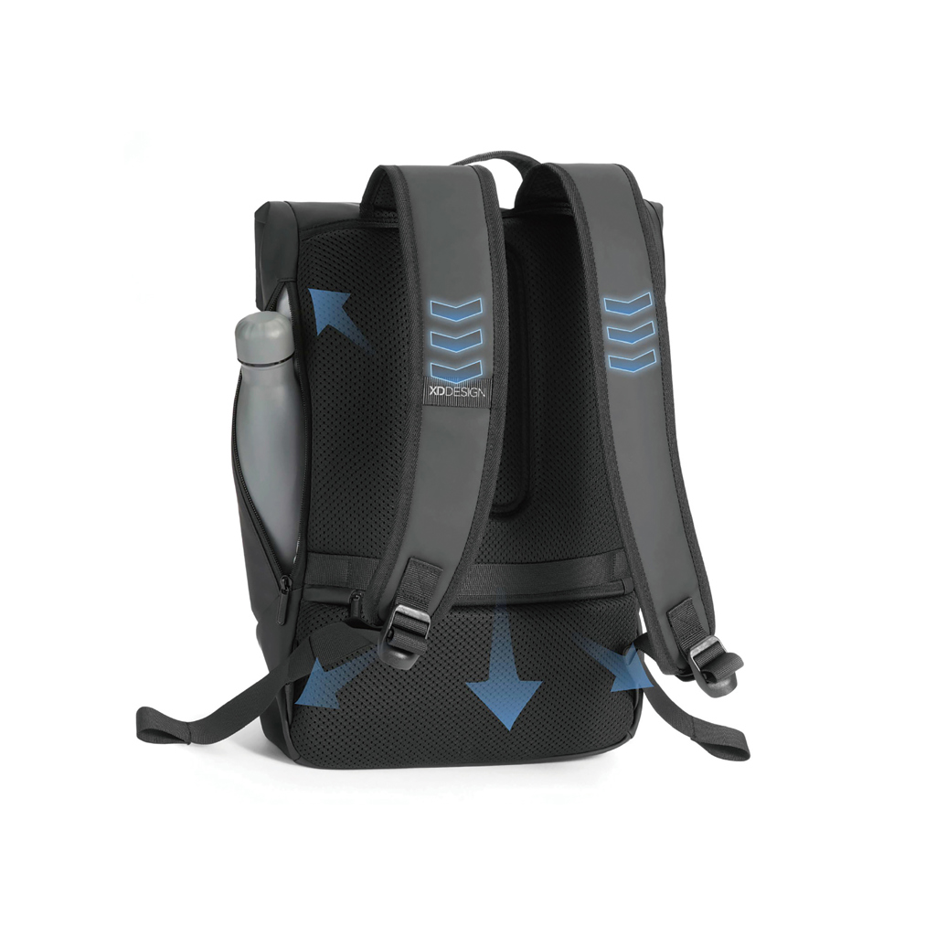 XD Design Urban Anti-Diebstahl-Rucksack mit 16-Zoll-Laptopfach, recyceltes PET, bedruckbar XD Design Urban Anti-Diebstahl-Rucksack mit 16-Zoll-Laptopfach, recyceltes PET, bedruckbar