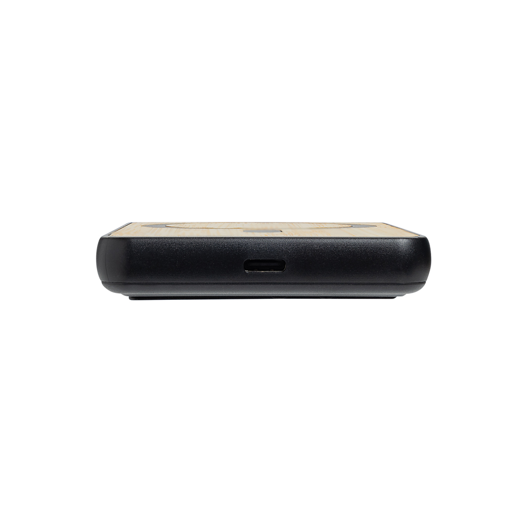 XD Collection Zen 5000mAh Wireless Bambus-Powerbank aus recyceltem ABS XD Collection Zen 5000mAh Wireless Bambus-Powerbank aus recyceltem ABS