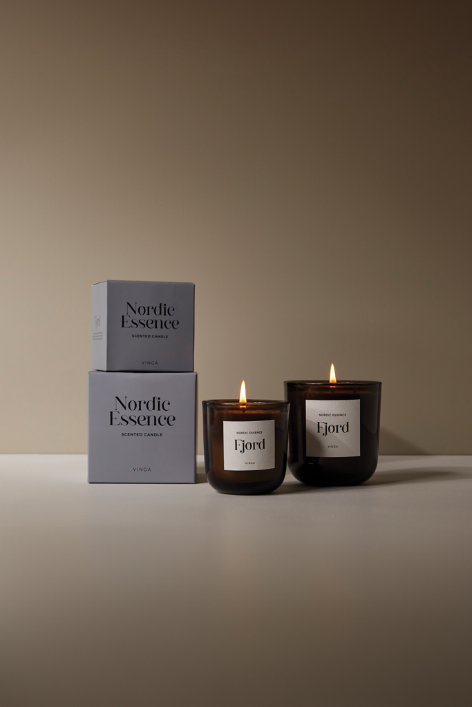 Vinga Nordic Essence Duftkerze klein – Sojawachs im Glas
