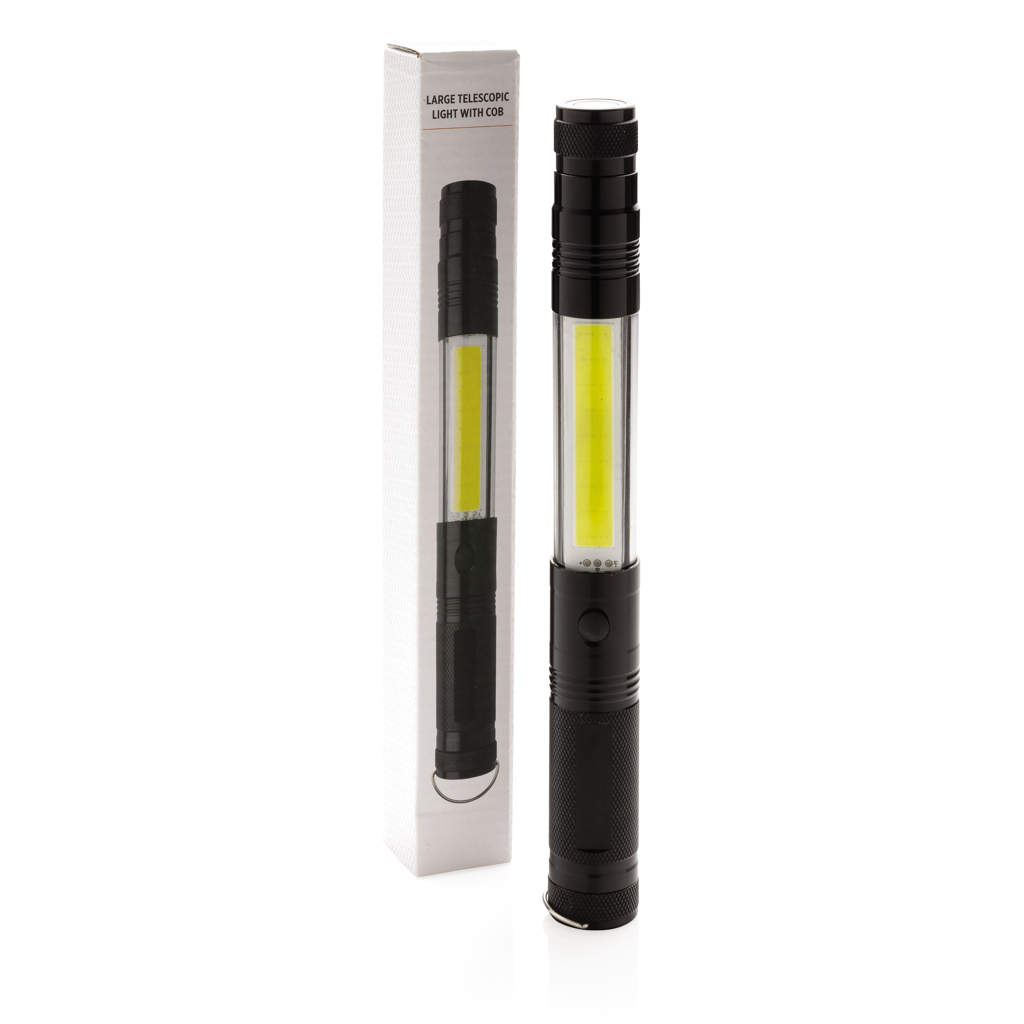 XD Collection Teleskop-Leuchte mit COB-Modul, Doppelmagnet und ausziehbarer Aluminiumstange