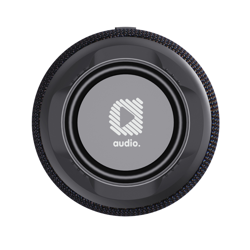Urban Vitamin Anaheim 10W Bluetooth-Lautsprecher mit 15W-Wireless-Charger, recyceltes ABS/RPET Urban Vitamin Anaheim 10W Bluetooth-Lautsprecher mit 15W-Wireless-Charger, recyceltes ABS/RPET