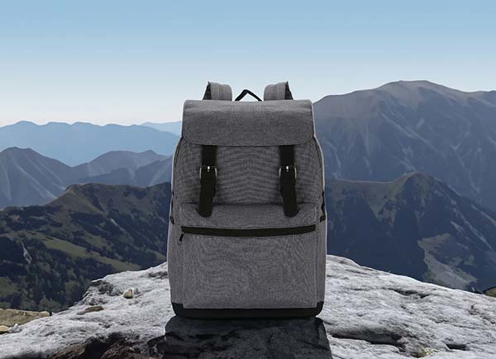 PVC-freier 15,6'' Laptop-Rucksack 600D Business – grau PVC-freier 15,6'' Laptop-Rucksack 600D Business – grau