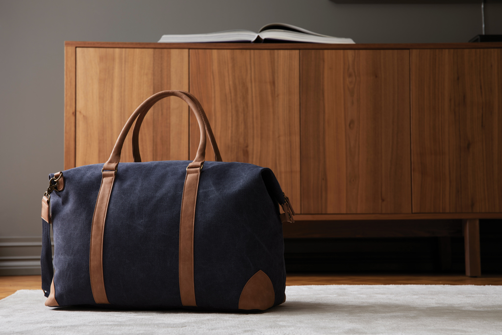 VINGA Bosler Weekender aus RCS-recyceltem Canvas mit Logo veredelbar VINGA Bosler Weekender aus RCS-recyceltem Canvas mit Logo veredelbar