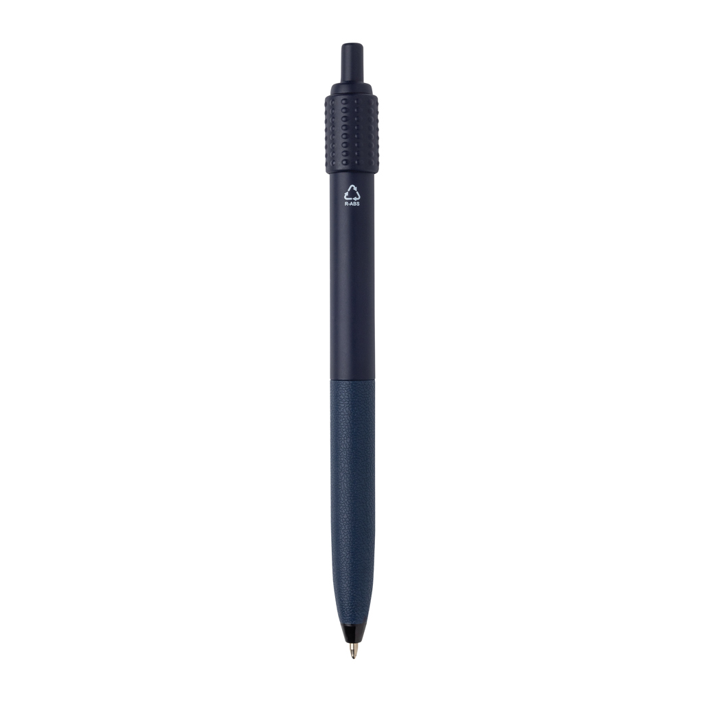 Quill Spinner Pen Blau aus rec. rABS Perfekter Werbeartikel mit Logo