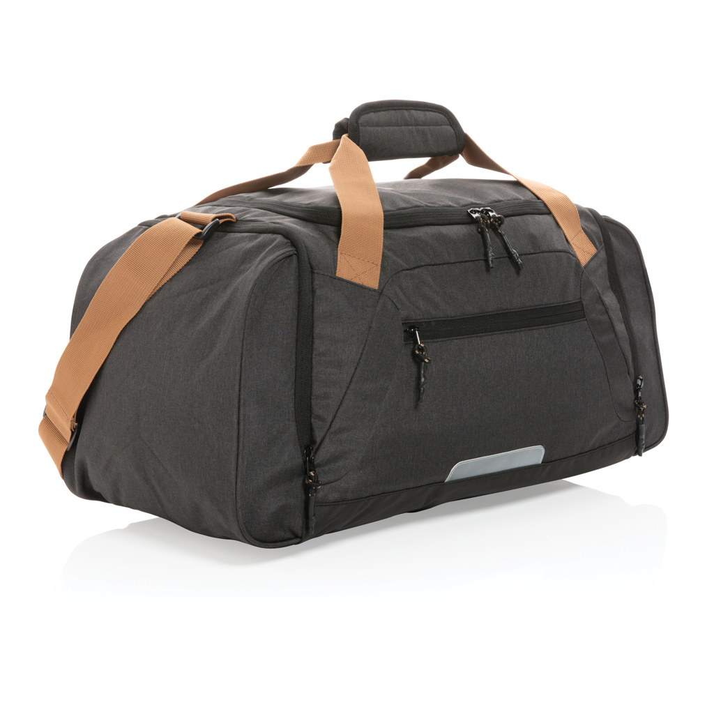 XD Collection Impact AWARE Wochenendtasche aus recyceltem PET-Polyester, bedruckbar XD Collection Impact AWARE Wochenendtasche aus recyceltem PET-Polyester, bedruckbar
