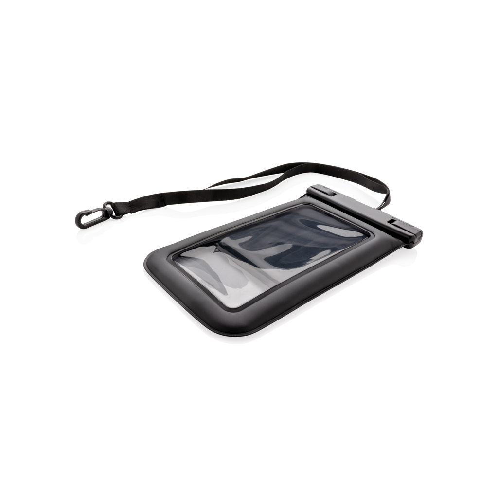 IPX8 wasserdichte, schwimmfähige Smartphone-Tasche schwarz IPX8 wasserdichte, schwimmfähige Smartphone-Tasche schwarz