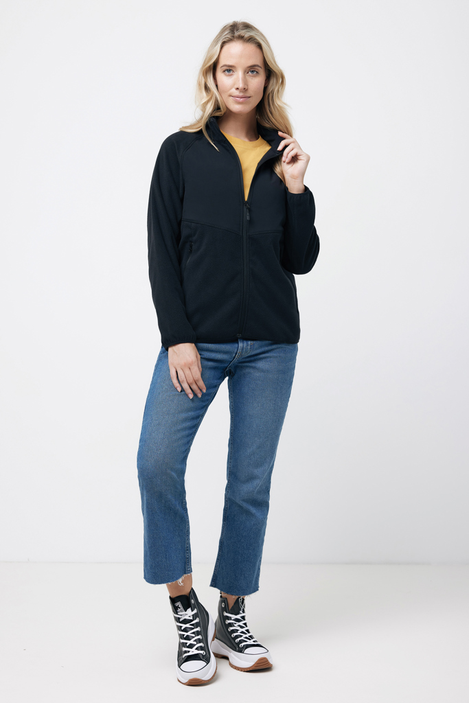 iqoniq Talung Mikrofleece-Jacke aus 100% recyceltem Polyester (Unisex) mit Logo-Veredelung iqoniq Talung Mikrofleece-Jacke aus 100% recyceltem Polyester (Unisex) mit Logo-Veredelung