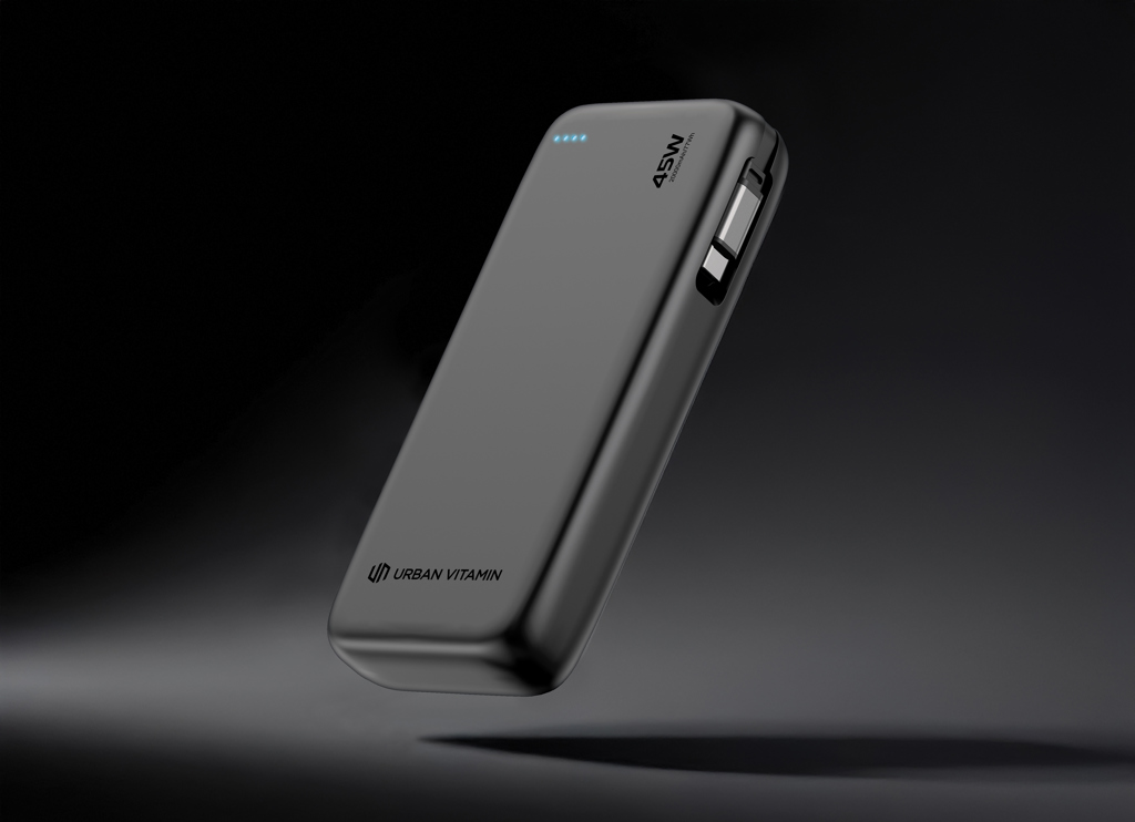 Urban Vitamin San Mateo Powerbank 20.000mAh 45W mit integriertem USB-C-Kabel