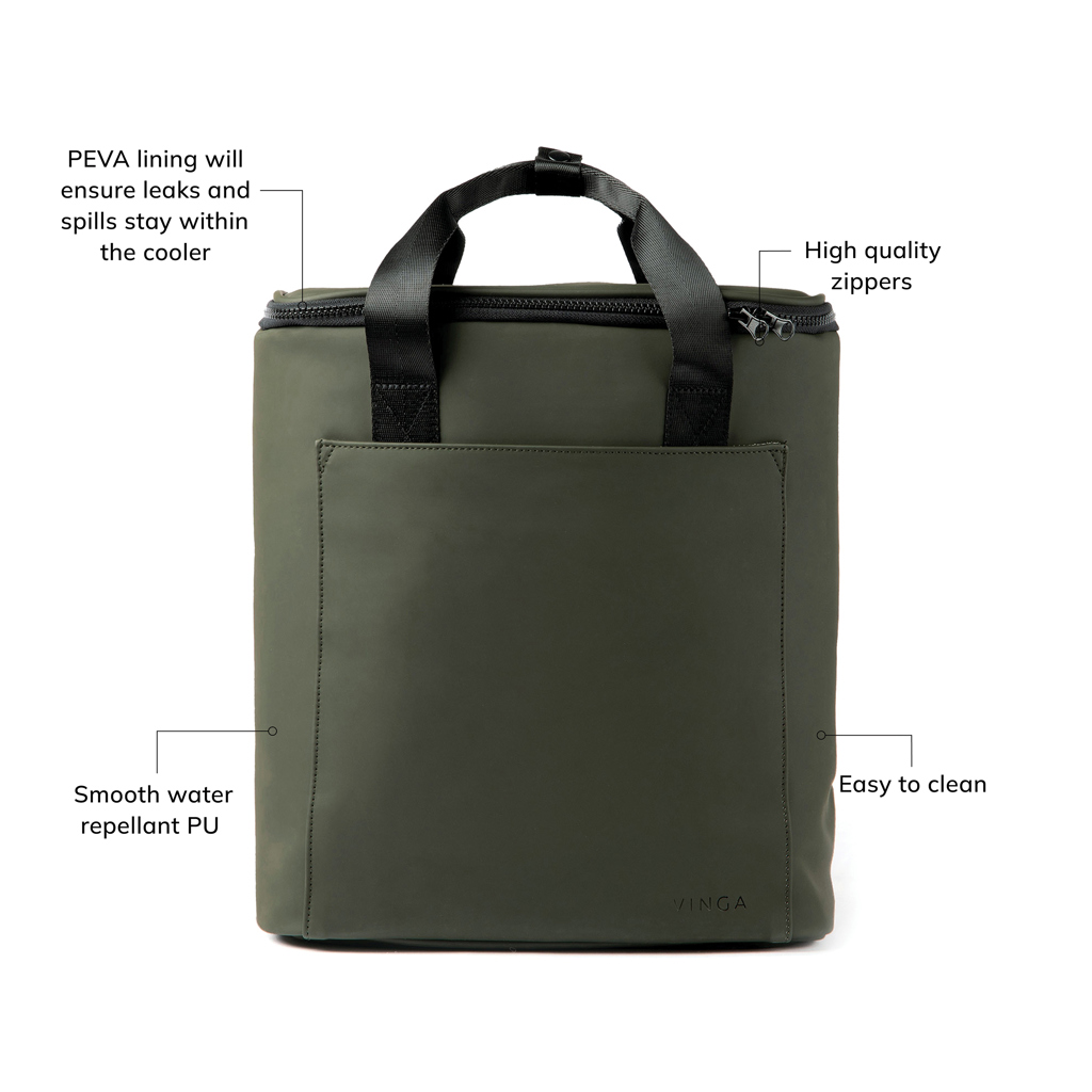 VINGA Baltimore Trail Kühlrucksack — isoliert, mit Logo veredelbar