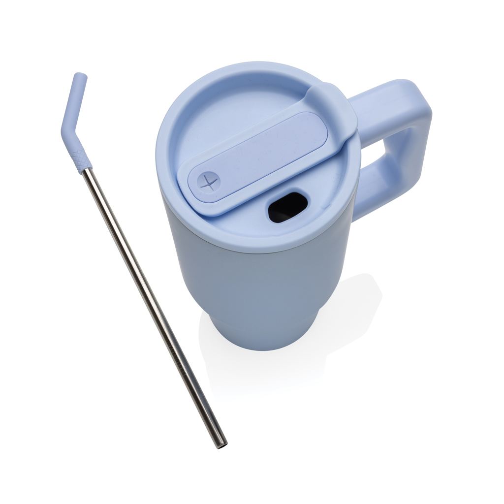 XD Collection Embrace Deluxe Thermobecher 900 ml aus RCS-recyceltem Edelstahl, gravur- und druckfähig