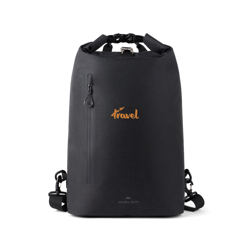 Nordic Drift Trail RCS Fahrradtasche 25 L mit Rollverschluss – bedruckbar