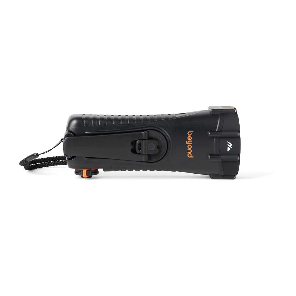 Nordic Drift Everest IPX8 Kurbel-Taschenlampe mit Powerbank, mit Logo bedruckbar